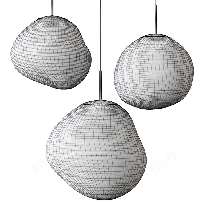 Contemporary Tom Dixon Melt Pendant Lamp 3D model image 2