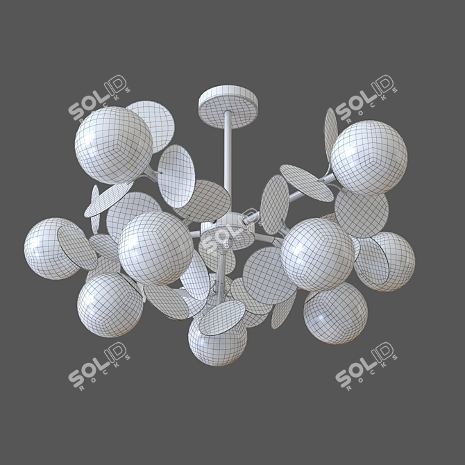 Title: Matisse Ceiling Chandelier with Smart Home System 3D model image 2