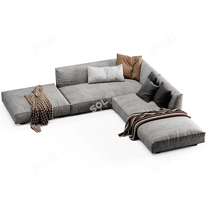 Ultimate Comfort Lema Sofa 3D model image 4