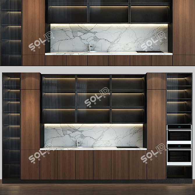 All-in-One Kitchen Set 3D model image 1