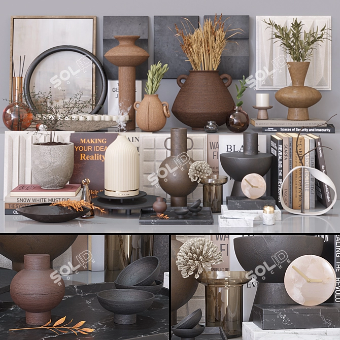 Elegant Ornamental RPM Set 3D model image 8