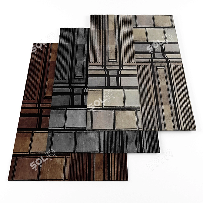 High-Resolution Carpet Collection 3D model image 1