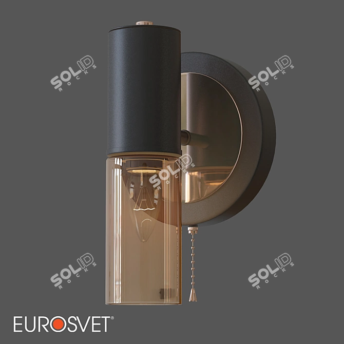 Eurosvet Tesoro Loft Wall Lamp 3D model image 1