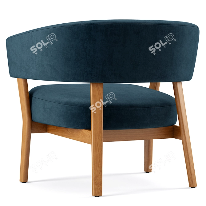 Modern Juno Chair: Stylish and Comfortable 3D model image 2