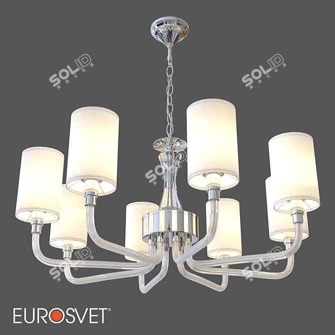 Eurosvet Catania Smart Home Chandelier 3D model image 1