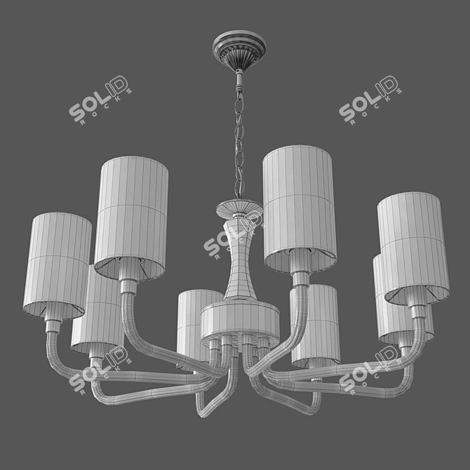 Eurosvet Catania Smart Home Chandelier 3D model image 2