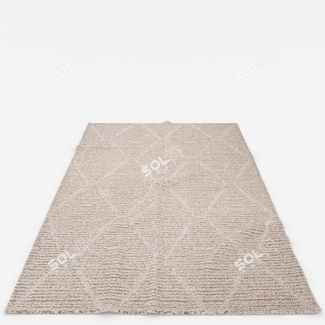 Versatile 6-Piece Rug Set 3D model image 5