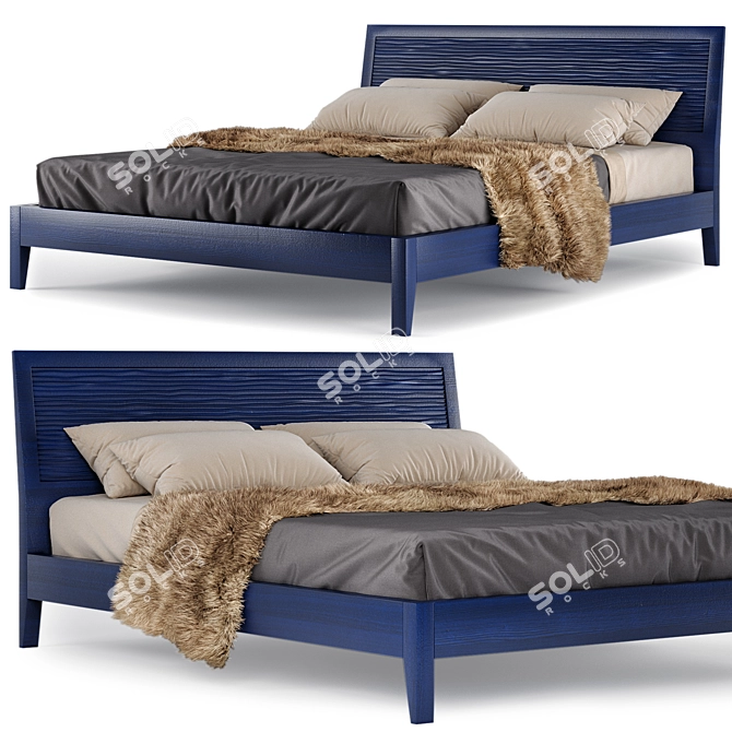 Dune SMILE: Modern Bed by Benedetti 3D model image 1