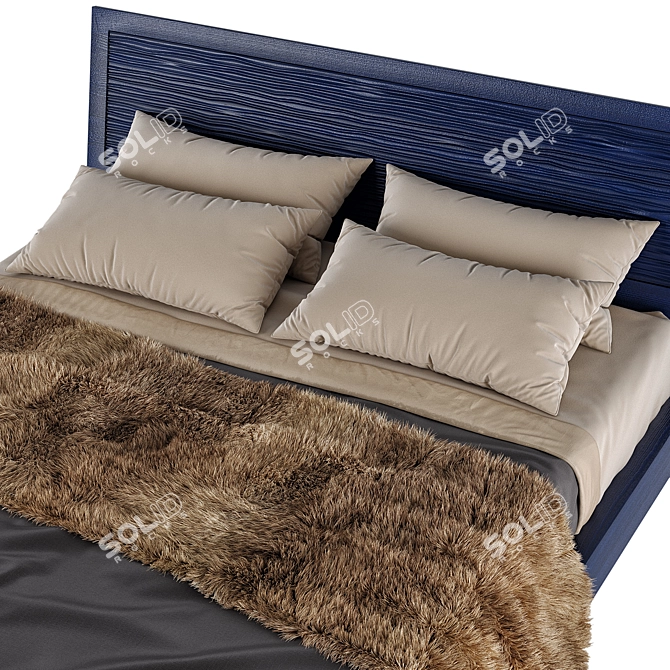 Dune SMILE: Modern Bed by Benedetti 3D model image 2