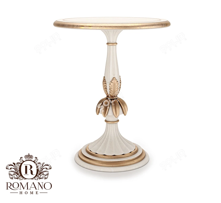 Handcrafted Coffee Table by Romano Home 3D model image 4