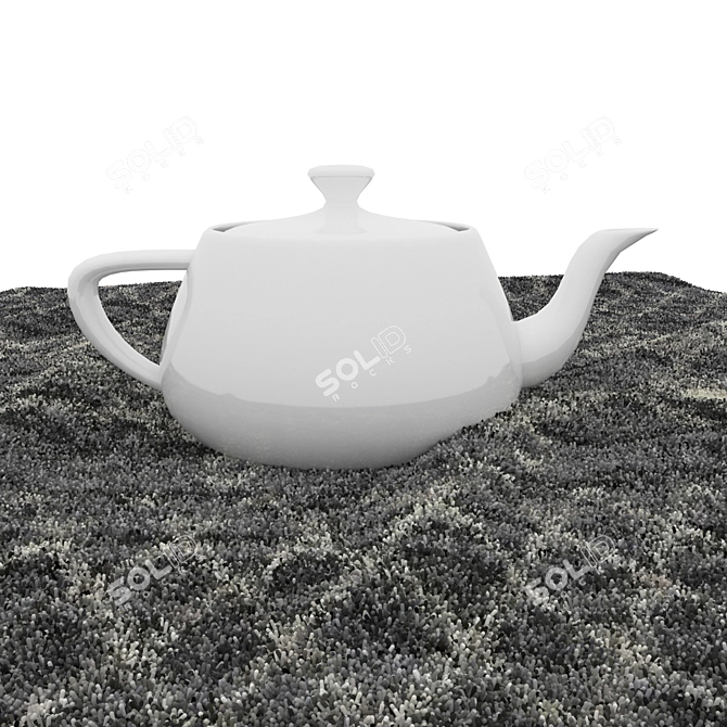 Round Rugs Set: Versatile 3D Models 3D model image 5