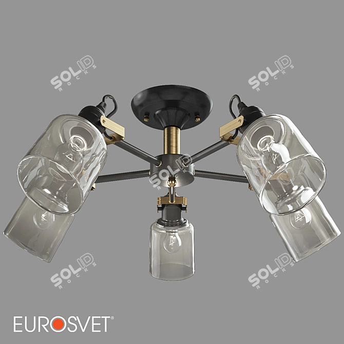 Astor Eurosvet Ceiling Chandelier 3D model image 1