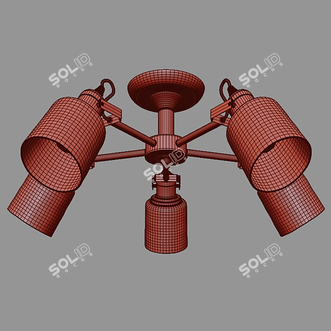 Astor Eurosvet Ceiling Chandelier 3D model image 2