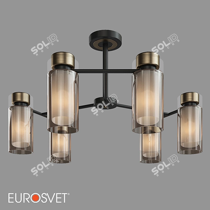 Amado Eurosvet Loft Chandelier 3D model image 1