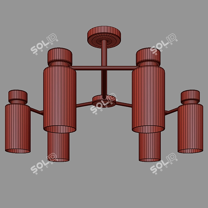 Amado Eurosvet Loft Chandelier 3D model image 2