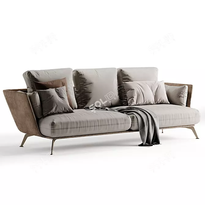 ARKETIPO MORRISON: Luxurious 2014 Sofa 3D model image 3