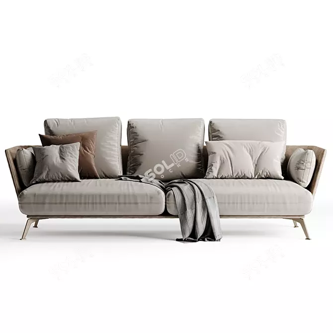 ARKETIPO MORRISON: Luxurious 2014 Sofa 3D model image 4