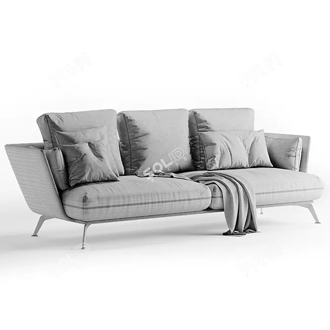 ARKETIPO MORRISON: Luxurious 2014 Sofa 3D model image 5