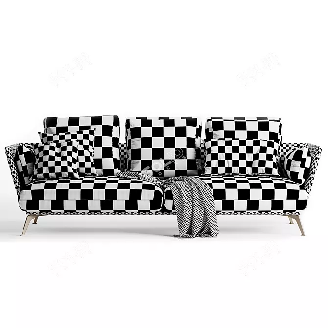 ARKETIPO MORRISON: Luxurious 2014 Sofa 3D model image 6