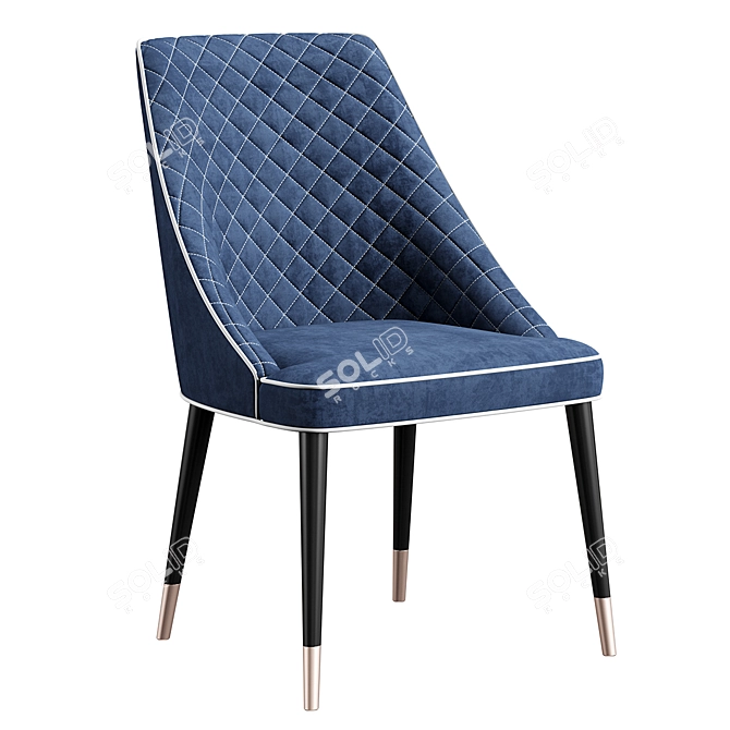 Mido Chair: Customizable Design 3D model image 2