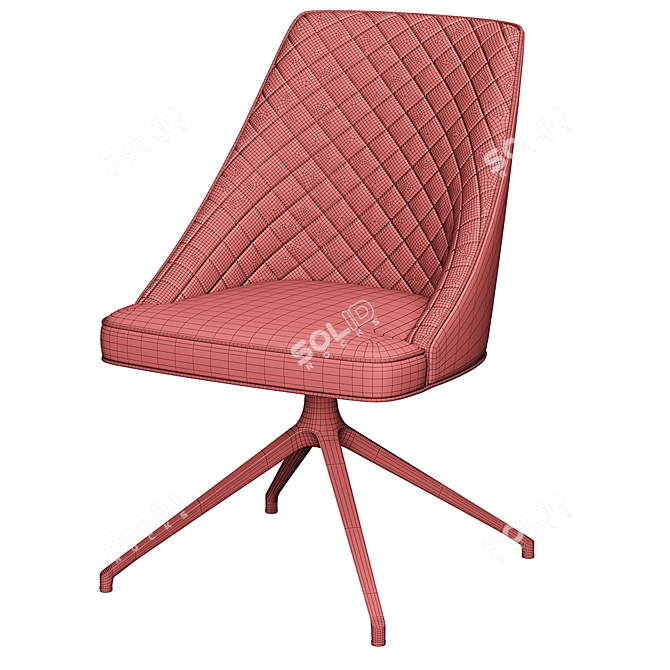 Mido Chair: Customizable Design 3D model image 6