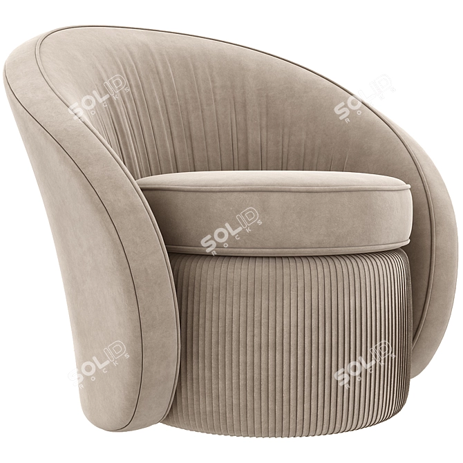 Bloom II Chair: Stylish and Versatile 3D model image 1