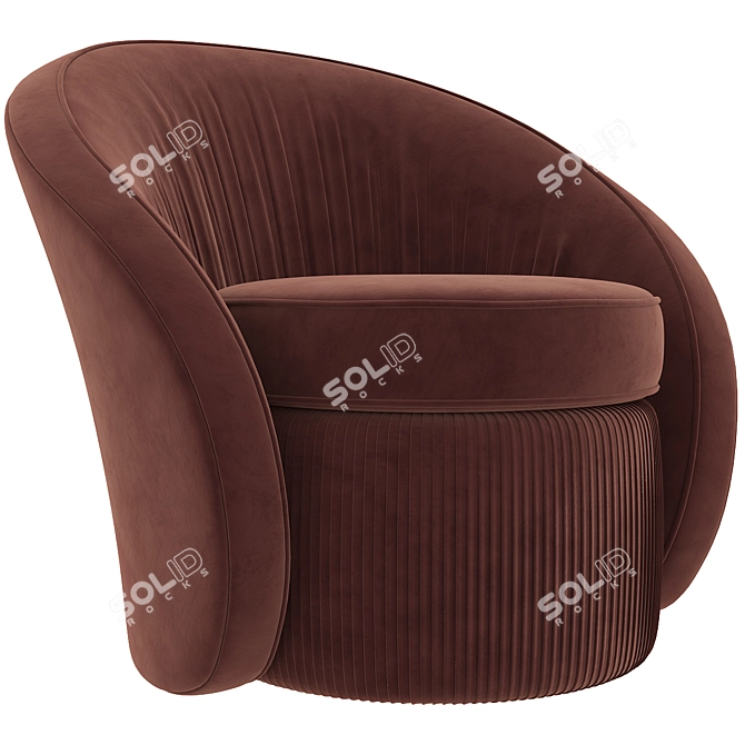 Bloom II Chair: Stylish and Versatile 3D model image 2