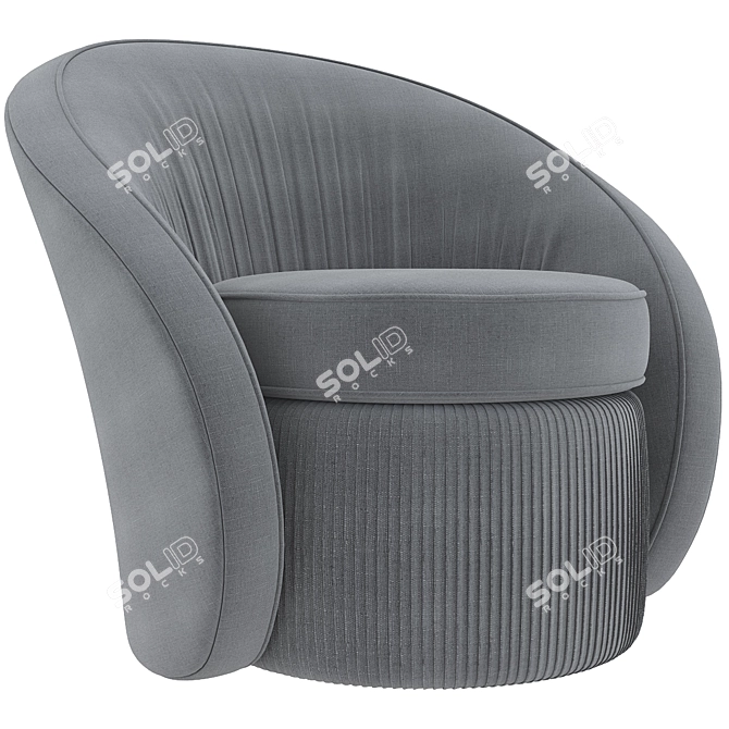 Bloom II Chair: Stylish and Versatile 3D model image 4