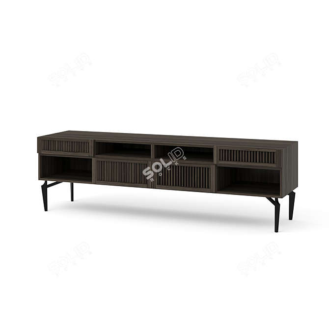 Alkaid TV Stand: Stylish and Functional 3D model image 4