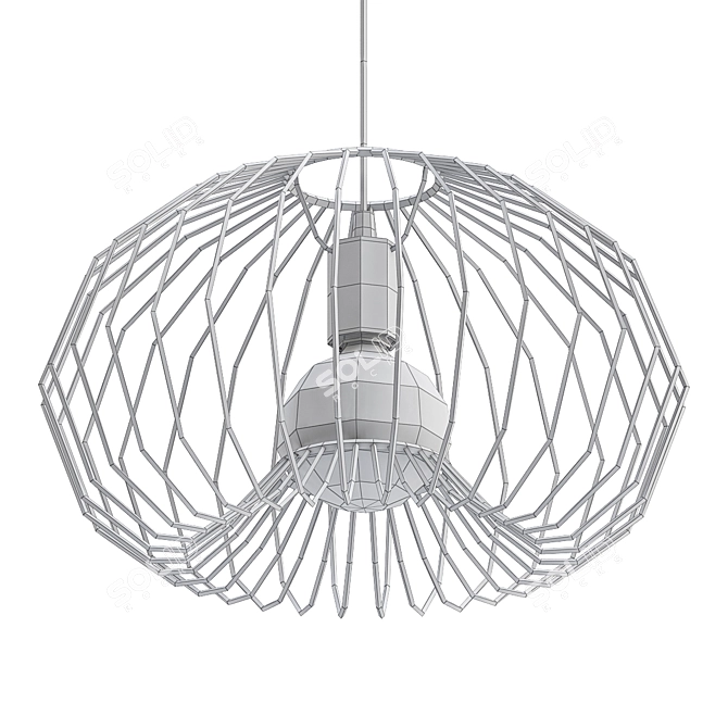 Sleek Vitaluce Pendant Light 3D model image 2