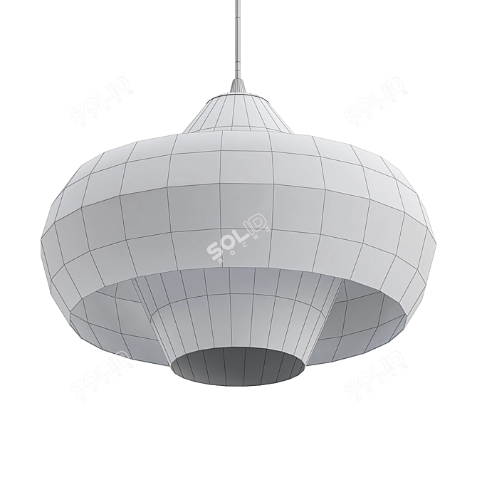 Elegant Pendant Chandelier: Valten 3D model image 2