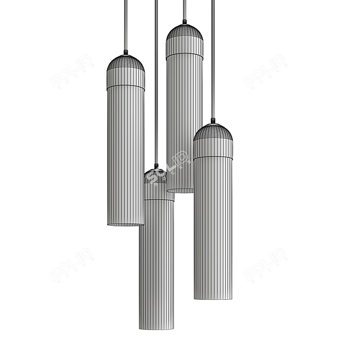 Elevate Your Space: Float Pendants 3D model image 2