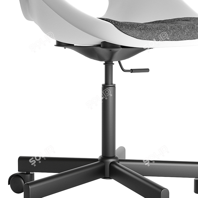 Eldberget Malskar: Sleek Ergonomic Chair 3D model image 3