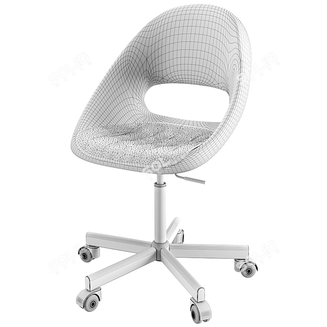 Eldberget Malskar: Sleek Ergonomic Chair 3D model image 10