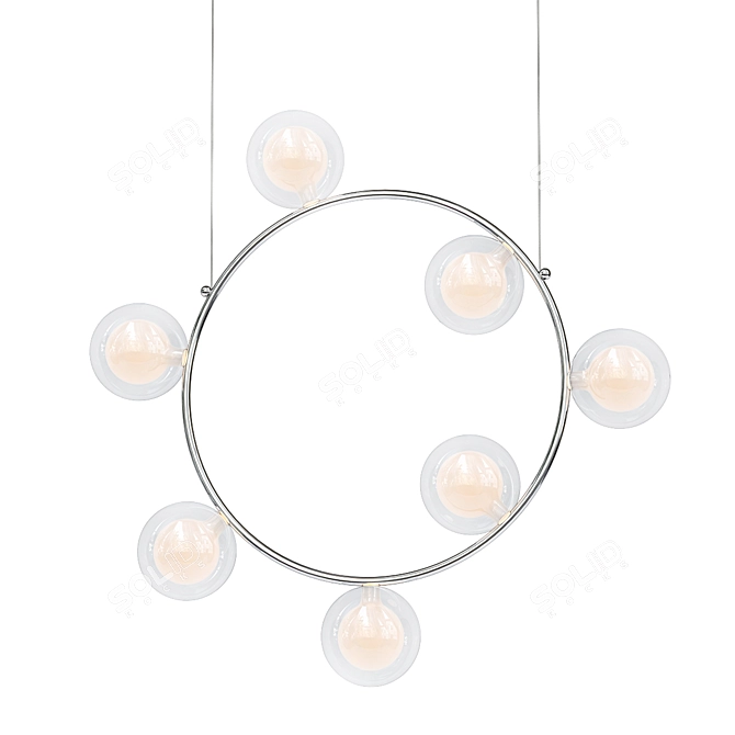 Mystical Bubble Pendant Light 3D model image 1