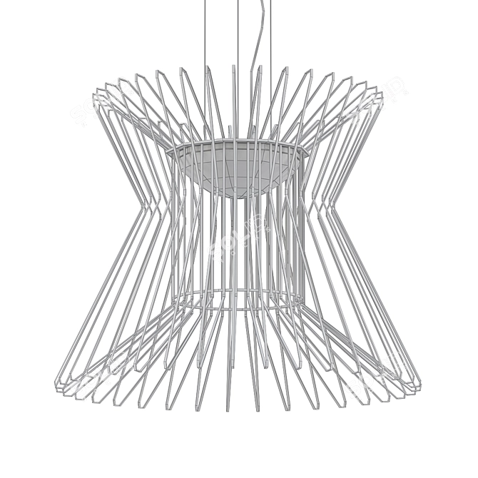 Minimalist Pendant Lighting: SYRMA 3D model image 2