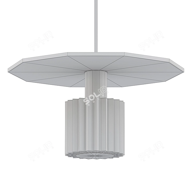 Sunny Glow Pendant Light 3D model image 2