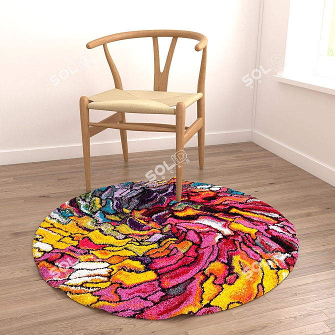 Versatile 3D Rug Set 3D model image 3