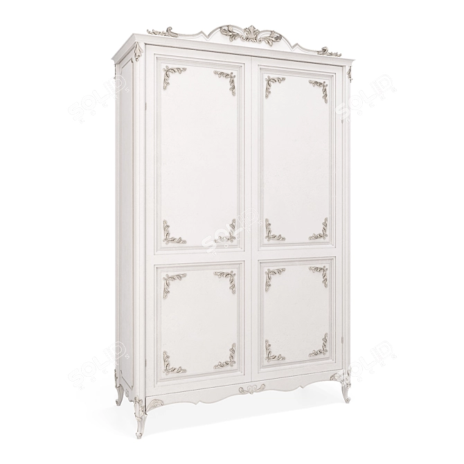 Customizable Olivia Wardrobe by Romano Home 3D model image 3