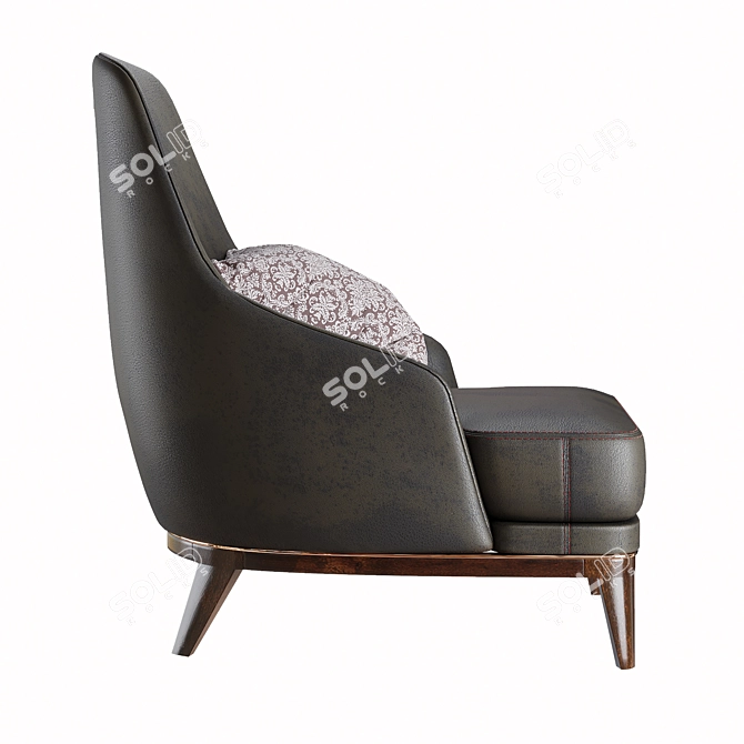 Modern Redd Armchair: Stylish and Comfortable 3D model image 2