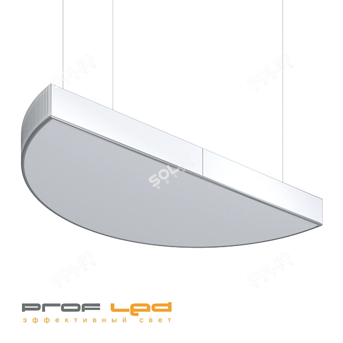 Half Moon Pendant Light 3D model image 2