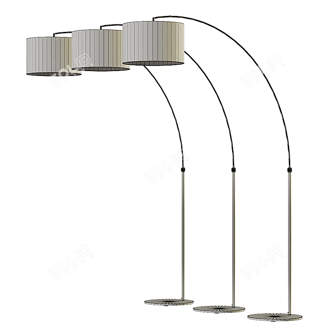 Modern Floor Lamp with Stylish Design - Maytoni Nevada 3D model image 3