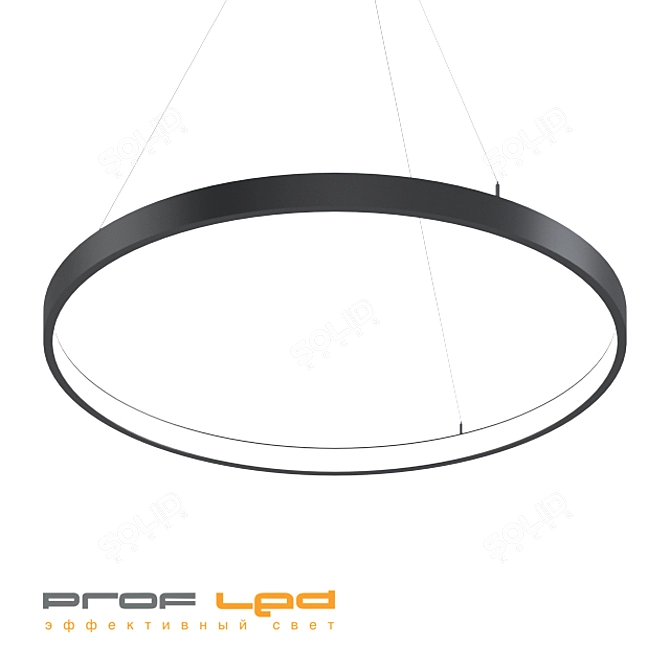 Astral Halo Pendant Light 3D model image 1