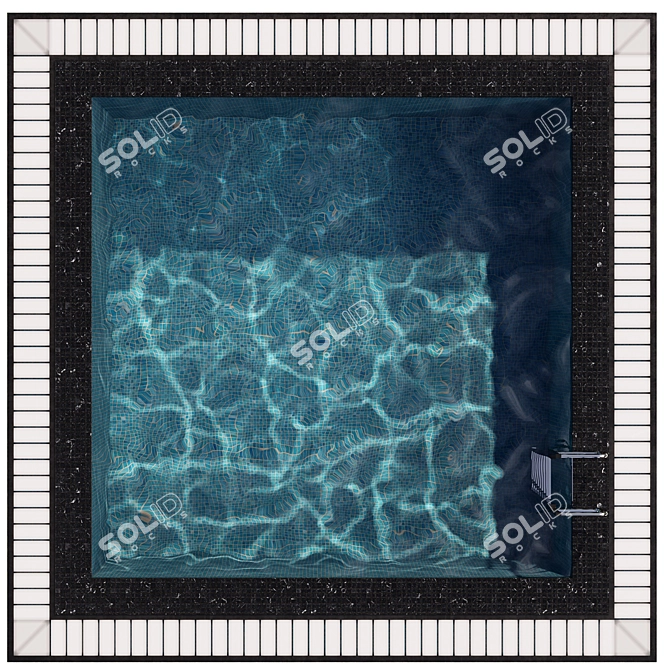 Luxury Pool Oasis: Pool No21 3D model image 2