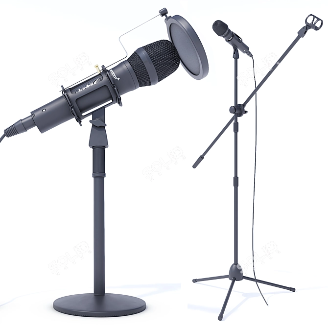 maono Microphone - A Realistic High-Quality Recording Device 3D model image 1