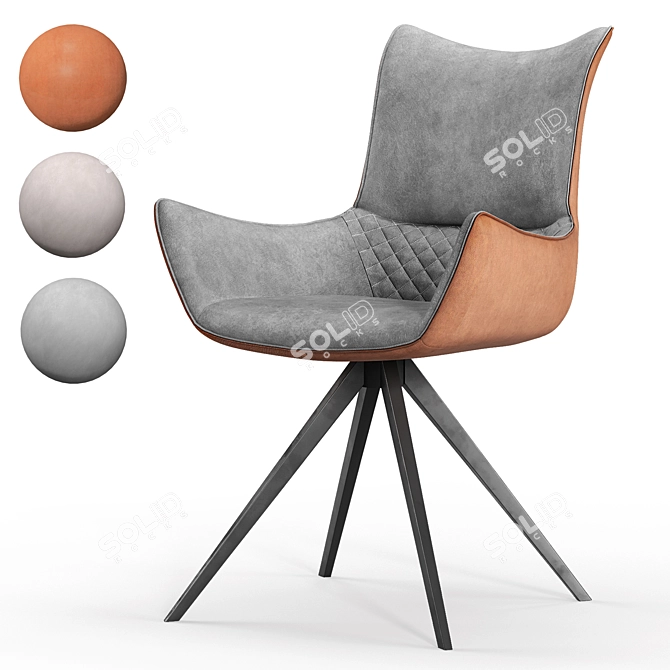 Modern Jess Chair: Sleek and Stylish 3D model image 1