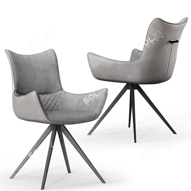 Modern Jess Chair: Sleek and Stylish 3D model image 4