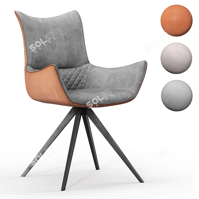 Modern Jess Chair: Sleek and Stylish 3D model image 5