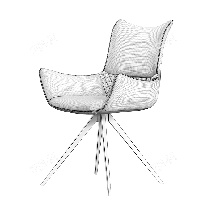 Modern Jess Chair: Sleek and Stylish 3D model image 6