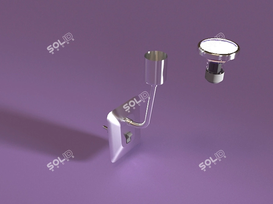 Elegance in Light: Stunning Table Lamp 3D model image 6